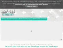 Tablet Screenshot of medical-solution-team.de